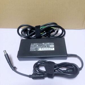 中古良品HP純正 HSTNN-DA27 19.5V 7.7A対応 コネクタサイズ：約7.4mm×5.0mm ACアダプター 動作済み　管理番号:SHA878