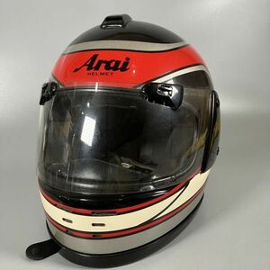 C3-672　フルフェイス ヘルメット Arai 新井 SNELL85 RAPRIDE ラパイド 57.58CM ジャンク