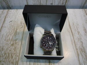 靴35-212♪【80】CITIZEN ECO-DRIVE RADIO CONTROLLED ソーラー H610-S099919