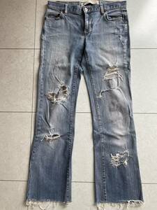 【ＧＡＰ】ギャップ　デニム　ダメージジーンズ　low　rise　boot　cut　STRETCH