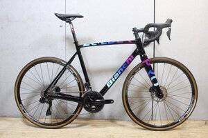 最新コンポ!!■Bianchi ビアンキ ZOLDER PRO フルカーボン グラベル SHIMANO 105 R7170 Di2 2X12S サイズ56 2021年モデル 超美品