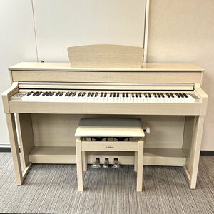 1円スタート 直接引取限定 YAMAHA ヤマハ 電子ピアノ Clavinova クラビノーバ CLP-535WA 2016年 椅子付き 鍵盤楽器 音楽 通電確認済み