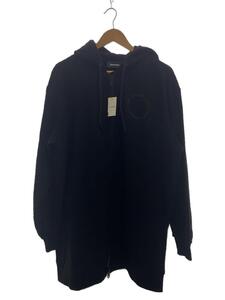 DIESEL◆ジップパーカー/M/コットン/BLK/A02120