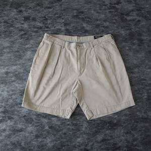 P980 Polo by Ralph Lauren 2tuck Wide Classic Chino Shorts 90s ラルフローレン 2タック ワイド クラシックチノ ハーフパンツ W38