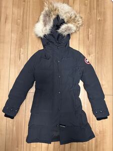 【made in CANADA】CANADA GOOSE ダウンジャケット S ブラック PARKA カナダグース 黒