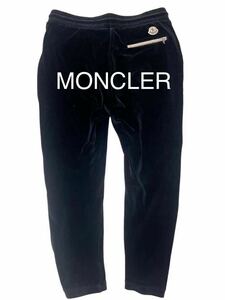 希少モデル★新品★21年★L★モンクレール★MONCLER★超高級ブラックカラーパンツ★ワッペン付★