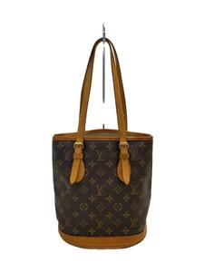 LOUIS VUITTON◆プチ・バケット_モノグラム・キャンバス_BRW/PVC/BRW