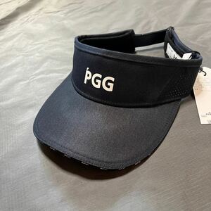 新品正規品　PGG パーリーゲイツ　デニム　パンチング　メッシュ　サンバイザー 男女兼用フリーサイズ　送料無料