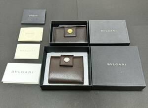 未使用　美品　BVLGARI ブルガリ　 二つ折り財布　カードケース