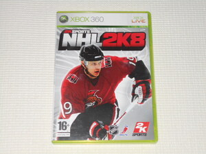 xbox360★NHL 2K8 海外版(国内本体動作不可)★箱付・説明書付・ソフト付