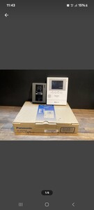 1円出品・ジャンク品★Panasonic テレビドアホン 電源直結式 VL-SE25XA 動作未確認 取付済み 欠品未確認