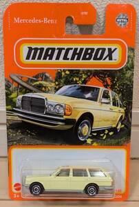 【2021 MB53】Matchbox MERCEDES-BENZ S123 STATION WAGON ／ マッチボックス メルセデス・ベンツ S123 ステーションワゴン【Pale Yellow】