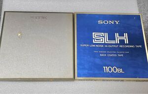 SONY オープンリールテープ 10号 SLH 1100BL TYPE R-11ATDK 10号 2枚セット CCSSD02 