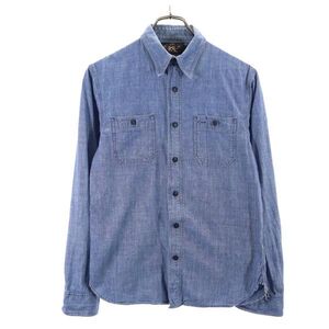 RRL 一ツ星 長袖 デニムシャツ XS ブルー系 ダブルアールエル RALPH LAUREN メンズ