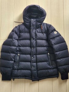 美品 モンクレール MONCLER HEM ダウンジャケット ネイビー サイズ1 