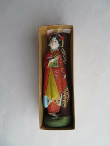 アンティーク　陶磁器人形　 日本人形　射的人形　おこいさん（長期保管）
