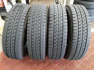 パF4841■165R13 LT 8PR　4本価格　BRIDGESTONE BLIZZAK VL1　送料無料 冬 ’22年 タウンエース サクシード ADバン プロボックス