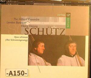【Virgin】ハインリッヒ・シュッツ:白鳥の歌　ヒリヤード・アンサンブル、ロンドン・バロック　ハインツ・ヘニッヒ　２枚組　-A150-　CD