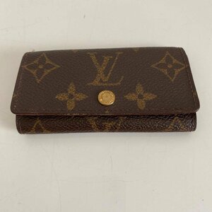 1円　B010 ルイヴィトン　LV　ミュルティクレ4　４連　キーケース　