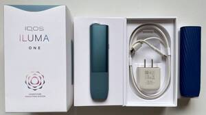 iQOS ILMA ONE azure blue アイコス イルマ ワン アズールブルー＆おまけのシリコンケース 【中古動作品】】