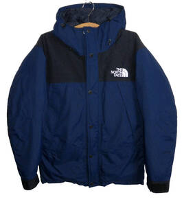 ◇美品 THE NORTH FACE ノースフェイス ND91737 MOUNTAIN DOWN JACKET マウンテンダウンジャケット NAVY L