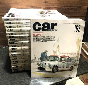 本1★当時物 古い 自動車 雑誌★car magazine カーマガジン★No.108～162 (1988-1991)不揃い 計22冊セット