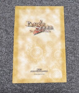 2609【中古】　ブレイジングソウルズ　説明書　ハガキのみ　PS2