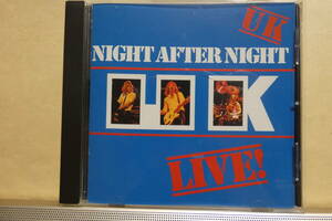 高音質化処理済みCD ナイト・アフター・ナイト(U.K.ライヴ・イン・ジャパン) NIGHT AFTER NIGHT / U.K. 輸入盤　USED 