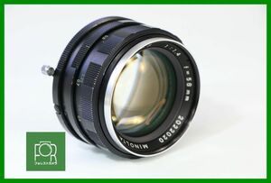 【同梱歓迎】実用■ミノルタ MINOLTA AUTO ROKKOR-PF 58mm F1.4■6409