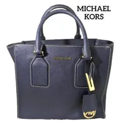 MICHAEL KORS マイケルコース ハンドバッグ トート ネイビー 美品