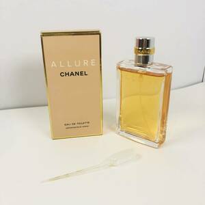 【OFS0607.4-1FK】1円スタート～ CHANEL ALLURE シャネル アリュール 50ml オードトワレ 香水 スプレー レディース 残9割 箱あり 中古品