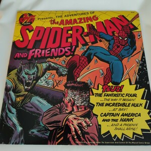 中古レコード　The Adventures Of The Amazing Spider-Man And Friends!　スパイダーマン　US盤　アメコミ　