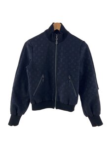 LOUIS VUITTON◆22SS/エンボスモノグラムジップアップジャケット/34/BLK/RW221W D97 FMJA26//