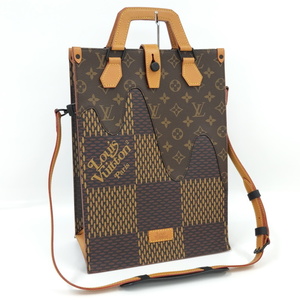 LOUIS VUITTON ミニトート 2WAY ショルダーバッグ NIGO コラボ ダミエ エベヌ モノグラム ジャイアント N40355