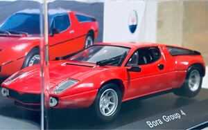 1/43 MASERATI BORA V8 GROUP 4 1974 マセラティ　ボーラ V8 グループ4 レッド　LEO MODELS ほぼ未使用　希少品　専用ケース入り