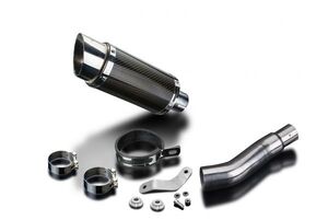 DELKEVIC スリップオンカーボンマフラー★KAWASAKI Z300 2015-2018 200mm KIT01D4