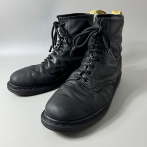 L0520 Dr.Martens SEX PISTOLS NO FUTURE コラボ ドクターマーチン セックスピストルズ メンズ 8ホール レザー ブーツ ブラック USM11