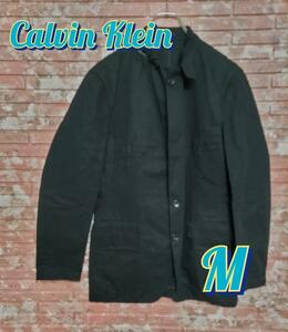 Calvin Klein カルバンクライン コットン テーラードジャケット 黒