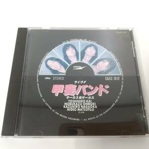 CD37【CD】甲斐バンド / 甲斐バンド ライブ/サーカス＆サーカス