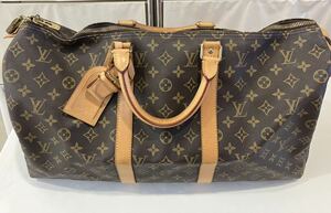 1円〜美品 LOUIS VUITTON ルイ・ヴィトン M41426 キーポル50 ボストンバッグ モノグラム トラベル 旅行用バッグ 鞄