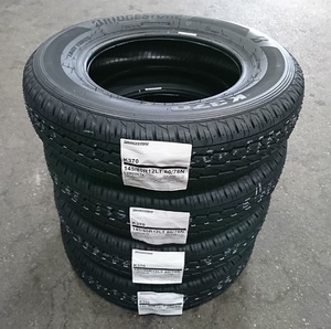 2024年製 K370 145/80R12 80/78N 4本送料込13500円～ 新品 夏タイヤ 日本製 ブリヂストン 正規品 在庫あります 即決 軽バン 軽トラ BS