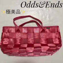 ✨極美品✨トートバッグ シートベルト Odds&Ends A4可 ディープピンク