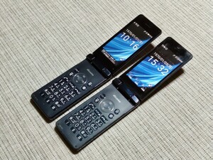 2台セット SIMロック解除済み 動作確認済み SHARP docomo AQUOS ケータイ 2 SH-02L シャープ ドコモ ガラケー ガラホ