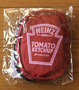 ★新品　非売品　ハインツ　エコバッグ　HEINZ　TOMATO KETCHUP　赤