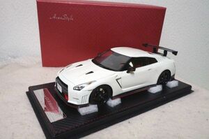 TOMY TEC 日産 GT-R Nismo (R35) 1/18 ミニカー ニスモ 白 トミーテック