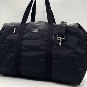 １円〜 ◇入手困難品◇ SADDLE 2way ボストンバッグ 旅行かばん トラベルバッグ 大容量 メンズ レディース ユニセックス ナイロン ブラック