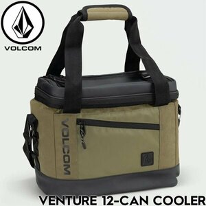 【送料無料】クーラーバッグ ソフトクーラー VOLCOM ボルコム ヴォルコム VENTURE 12-CAN COOLER OLIVE BLACK VMXX00VMEG 日本代理店正規品