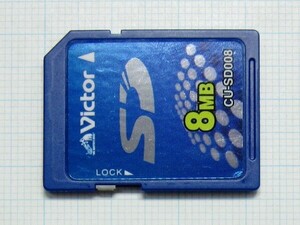 ★Victor ＳＤメモリーカード ８ＭＢ 中古★送料６３円～