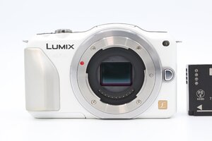 【訳アリ良品】PANASONIC パナソニック ミラーレス一眼カメラ ルミックス GF5 ボディ 1210万画素 シェルホワイト DMC-GF5-W #LE2024488