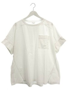 ユニ yuni スワイー天竺 ラージ プルオーバー F ホワイト 白 カットソー Tシャツ トップス レディース